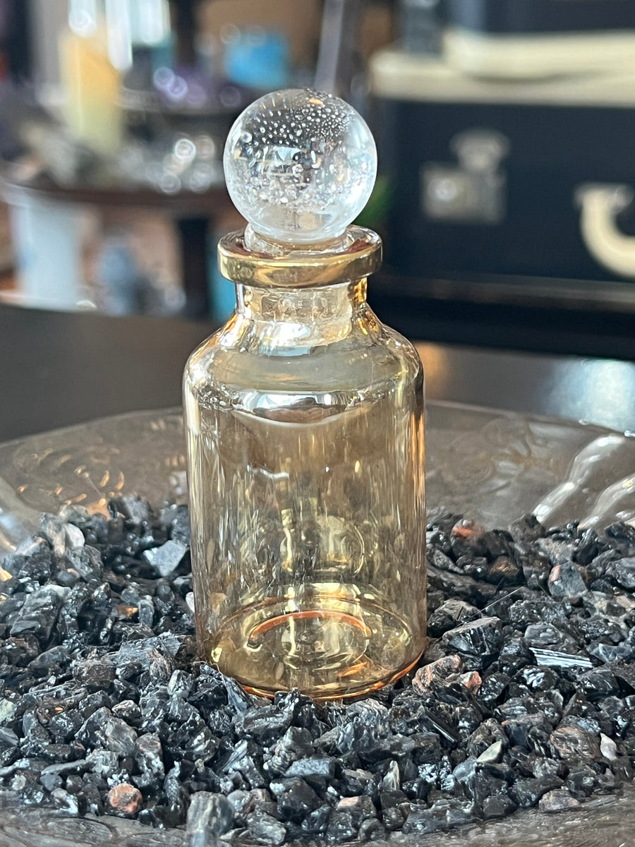 CraftsOfEgypt Genie Blown Glass Miniature Perfume Bottles for Perfumes &  Essential Oils, Set of 5 Decorative Vials, Each 2 High (5cm), Assorted