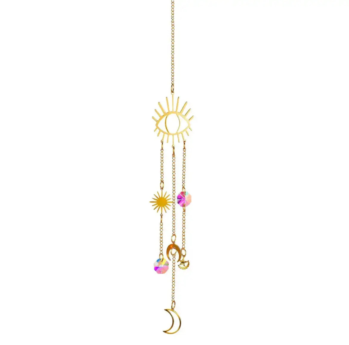 Gold Crystal Suncatcher 2