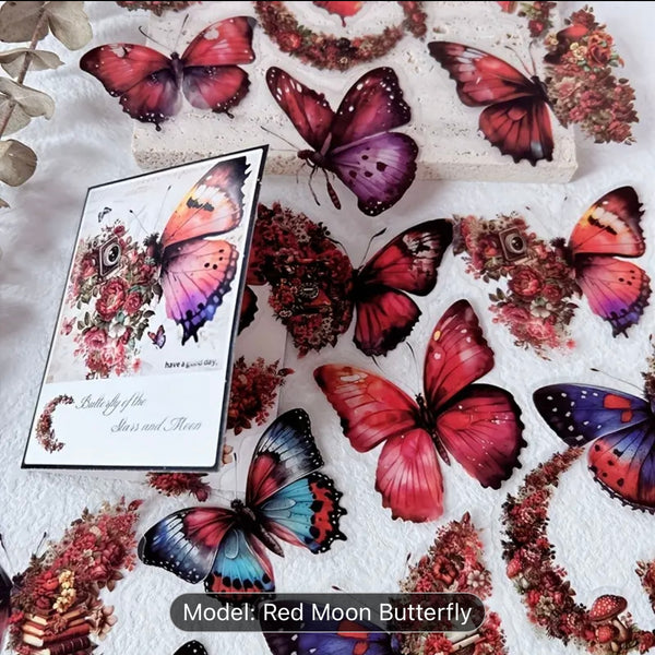 Butterfly of the Stars & Moon Stickers