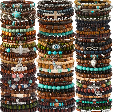 Wooden Boho Bracelets