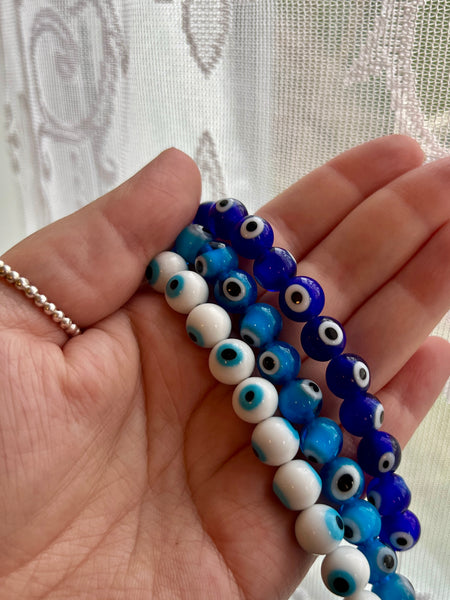 Glass Evil Eye Beads