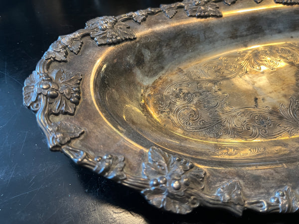 Vintage Rideau Plate Silver Bread Plate