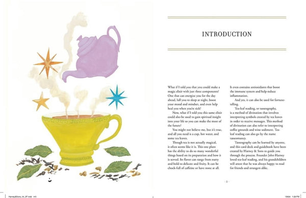 Harney & Sons How to Read Tea Leaves: A Card Deck and Guidebook for Divination