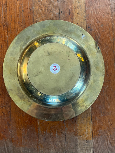 Vintage 4 Ring Brass Candle Holder