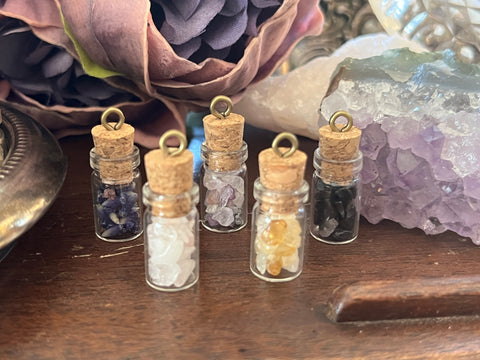 Guiding Crystals in Tiny Tiny Wish Bottles