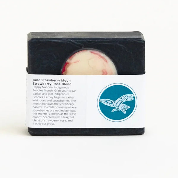 FULL MOON ARTISAN SOAP - JUNE STRAWBERRY MOON