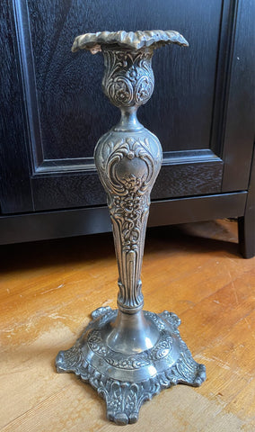 Vintage WM Rogers & Son Silver Plate 13” Candlestick