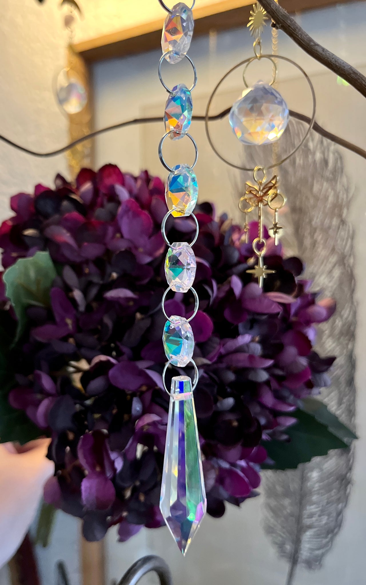 Crystal Prism Suncatchers